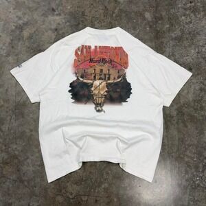 Vintage Hard Rock Cafe San Antonio Skull‎ Tee Size XL